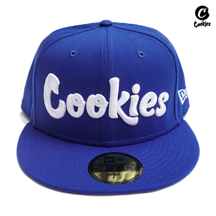 楽天市場】【送料無料】COOKIES × NEW ERA ORIGINAL LOGO FITTED CAP 
