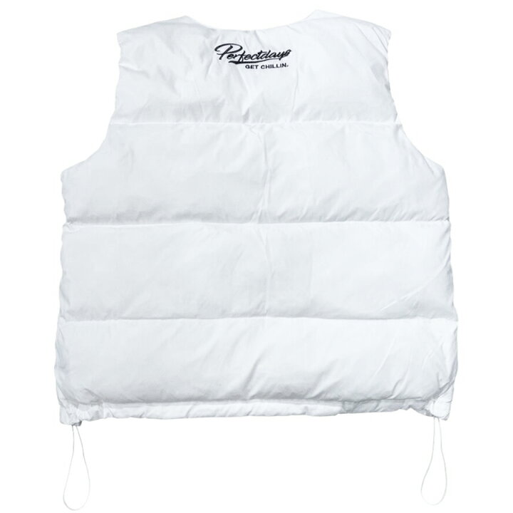 楽天市場】【送料無料】CHILLIN L2C C2L PUFFER VEST【WHITE】(S・M 