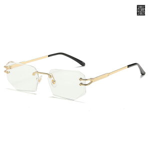 yzMILLION DOLLA MOTIVE ELEMENT SUNGLASSyGOLD×CLEARz(TOX ʔ S[h t[ NA Y UV t[X ɒBKl Ȃ)