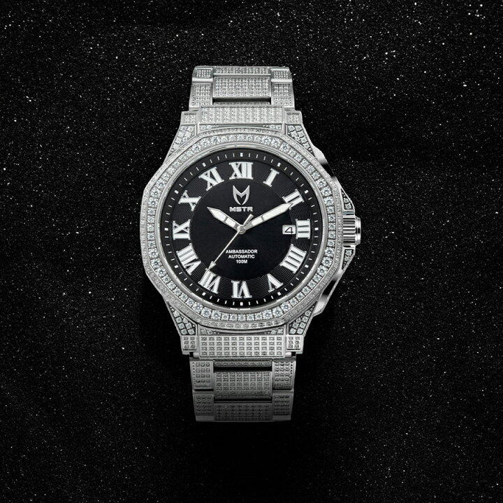 楽天市場】【送料無料☆ラスト1点】MSTR WATCHES ICED OUT AMBASSADOR 