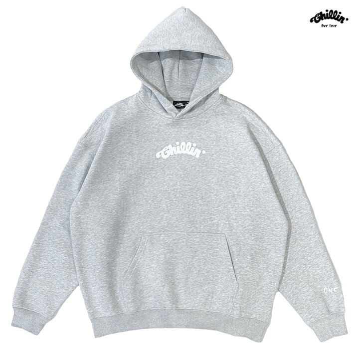 楽天市場】【送料無料☆ラスト1点】CHILLIN MINI LOGO HOODIE【GRAY 