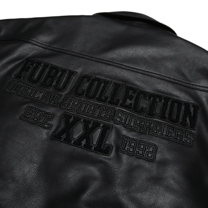 楽天市場】【PRICE DOWN 20%☆送料無料】FUBU ECO LEATHER BLOUSON 