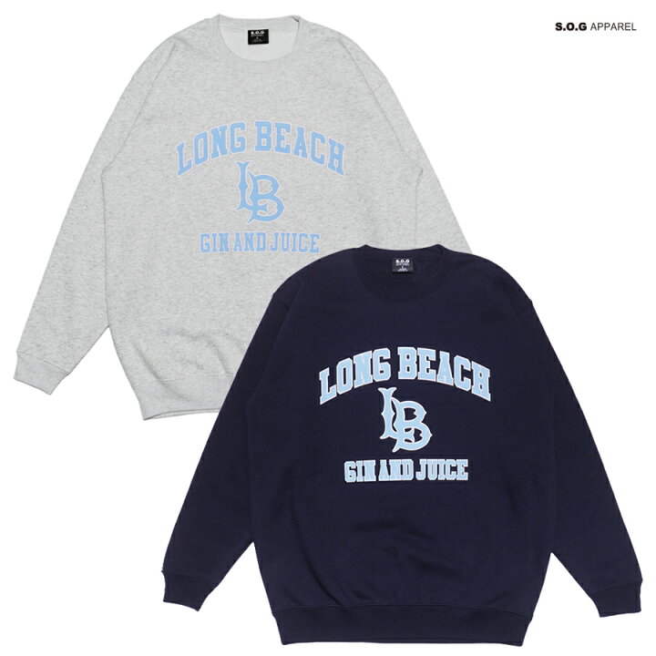 楽天市場】【送料無料】S.O.G APPAREL CITY CREWNECK SWEAT 