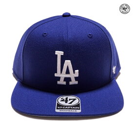【送料無料】'47 CAPTAIN LOS ANGELES DODGERS SNAPBACK CAP【ROYAL BLUE】(フォーティーセブン 帽子 通販 メンズ レディース 男 女 兼用 キャップ スナップバック ベースボールキャップ MLB ロゴ LA ロサンゼルス ドジャース)