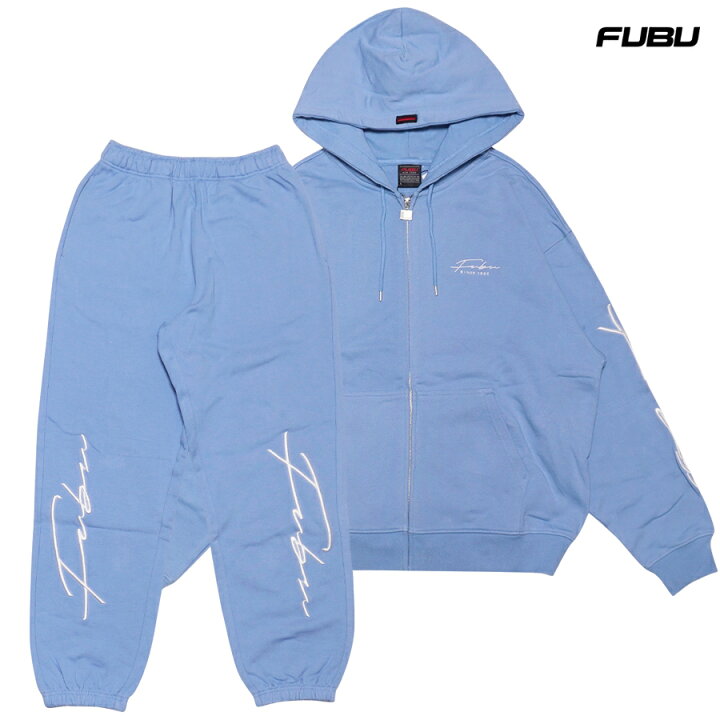 楽天市場】【送料無料】FUBU SWEAT SETUP【LIGHT BLUE】(M・L・XL 