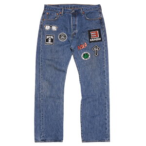 �ySPECIAL PRICE���������������X�g1�_�zLEVI'S 501 CUSTOM JEANS 1�y34inch�z�yWASH BLUE�z(34inch)(���[�o�C�X �ʔ� �傫���T�C�Y �f�j�� �W�[���Y ���b�y�� �q�b�v�z�b�v HIP HOP)