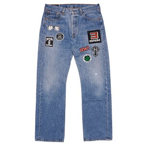 �ySPECIAL PRICE���������������X�g1�_�zLEVI'S 501 CUSTOM JEANS 3�y33inch�z�yWASH BLUE�z(33inch)(���[�o�C�X �ʔ� �傫���T�C�Y �f�j�� �W�[���Y ���b�y�� �q�b�v�z�b�v HIP HOP)