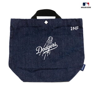 �y���������zINFIELDER DESIGN MLB LOS ANGELES DODGERS DENIM BAG�yINDIGO BLUE�z(�C���t�B�[���_�[�f�U�C�� �ʔ� �o�b�O �g�[�g�o�b�O �n���h�o�b�O �~�j�o�b�O �f�j�� ���������o�b�O ���T���[���X �h�W��