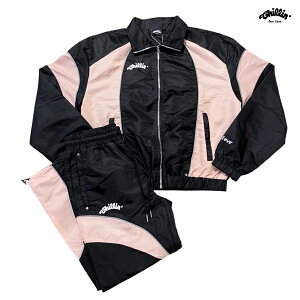 yzCHILLIN NYLON SET UPyBLACK×PINKz(MELEXLE2XL)(` ʔ  傫TCY ZbgAbv iCZbg ㉺Zbg W[W EChu[J[ iC gbNWPbg g