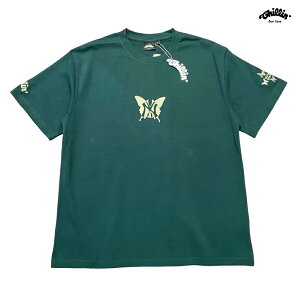�y���������zCHILLIN NY BUTTERFLY T�V���c�yGREEN�z(S�EM�EL�EXL)(�`���� �ʔ� �� �傫���T�C�Y ���� TEE S/S �V���[�g�X���[�u ���S �o�^�t���C �v�����g)