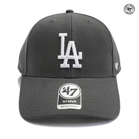 【送料無料】'47 MVP CAP LOS ANGELES DODGERS【CHARCOAL】(フォーティーセブン 帽子 通販 メンズ レディース 男 女 兼用 キャップ ベースボールキャップ 6パネル ローキャップ MLB DAD LOW LA ロサンゼルス ドジャース ロゴ)