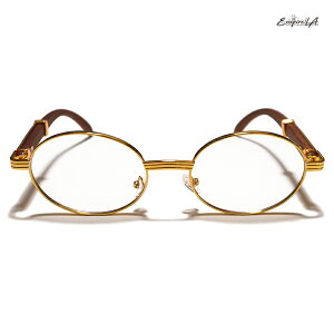 yzEMPIRE LA SUNGLASSyGOLD×CLEARz(TOX ʔ S[h NA Y ɒBKl Ebht[ re[W fUC)