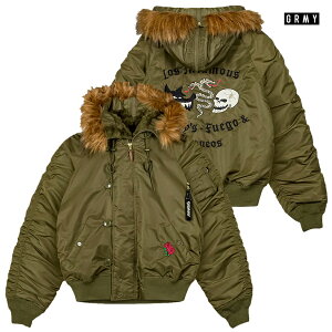 yzGRIMEY THE PLANET N-2B FLIGHT JACKETyOLIVEz(MELEXL)(OC~[ ʔ Y 傫TCY iC t@[ t[h t[fB[ WPbg [N ~^[ AE^[)