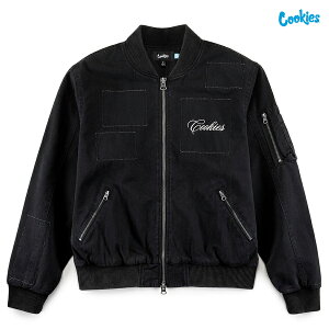 �ySPECIAL PRICE�����������zCOOKIES ARTISAN TWILL BOMBER JACKET�yBLACK�z(M�EL�EXL)(�N�b�L�[�Y �A�p���� �� �ʔ� �����Y �傫���T�C�Y �c�C�� �{���o�[ �W���P�b�g �r���e�[�W ���H �f�U�C�� �h�J �A�E�^�[