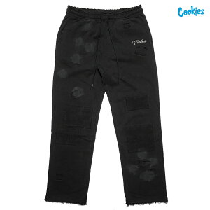 �y���������zCOOKIES ARTISAN SWEAT PANTS�yBLACK�z(M�EL�EXL)(�N�b�L�[�Y �A�p���� �� �ʔ� �����Y �傫���T�C�Y �t���[�X �X�E�F�b�g �p���c �����O�p���c �I���W�i�����S �A�p���� ��)