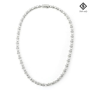 �y���������z$OLE ONLY STARLINK TENNIS CHAIN NECKLACE-18inch-�ySILVER�z(�\�[���I�����[ �ʔ� �l�b�N���X �`�F�[�� �e�j�X�`�F�[�� �A�N�Z�T���[ �W���G���[ HIPHOP �q�b�v�z�b�v)