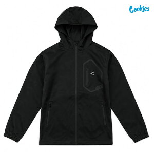 �y���������zCOOKIES CONNOISSEUR SHELL JACKET�yBLACK�z(M�EL�EXL)(�N�b�L�[�Y �A�p���� �� �ʔ� �����Y �傫���T�C�Y �V�F�� �W���P�b�g �E�B���h�u���[�J�[ �A�E�^�[ �i�C�����W���P�b�g �t�[�h �t�[