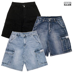 �ySPECIAL PRICE�����������zPRO CLUB HEAVYWEIGHT BAGGY FIT DENIM CARGO SHORTS�yLIGHT BLUE/DARK BLUE/BLACK�z(�v���N���u �ʔ� �傫���T�C�Y �f�j���V���[�c �n�[�t�p���c �o�M�[ �J�[�S�V���[�c)