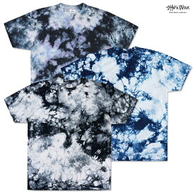 【メール便対応】SHAKA WEAR 7.5 OZ MAX HEAVYWEIGHT TIE DYE Tシャツ【BLACK×WHITE/NAVY×WHITE/MULTI COLO】(M・L・XL)(SHAK WEAR 通販 メンズ 大きいサイズ プレーンT 半袖 タイダイ HIPHOP ヒップホップ ダンス PRO CLUB プロクラブ シャカ)