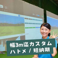 ★約1週間で発送★ハトメ仕上 幅300cm迄 消音スクリーン 1cm単位でカスタマイズ シミュレーションゴルフ…