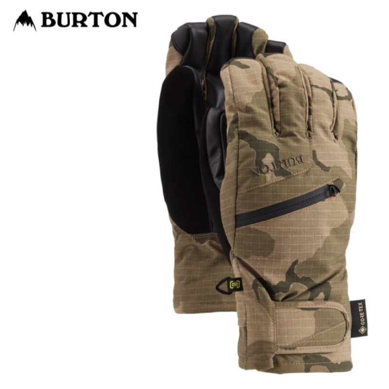 20-21 メンズ Glove Under GORE-TEX Burton Men's バートン BURTON スキー Sサイズ Camo Barren 5本指 グローブ 手袋 スノーボード グローブ