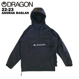 【40%OFF】DRAGON ドラゴン ANORAK RAGLAN 22-23 スキー スノーボード ウエア ジャケット アノラック BLACK M XL