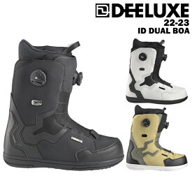【20%OFF】DEELUXE ディーラックス ID DUAL BOA 22-23 メンズ スノーボード ブーツ フリースタイル サーモインナーライト ボア ハイブリッド