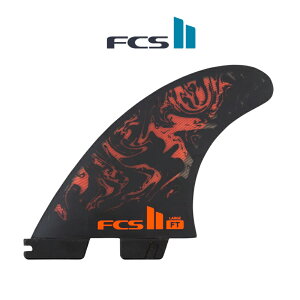 FCS2 エフシーエス2 PC FILIPE TOLEDO TRI - Black/Red サーフィン フィン トライフィン フィリペ・トレド シグネチャー 3枚セット Mサイズ