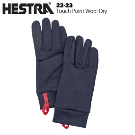 HESTRA ヘストラ Touch Point Wool Dry - Navy 22-23 スノーボード スキー グローブ 手袋 インナーグローブ 34380 280