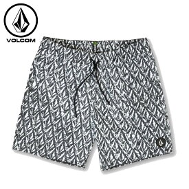 【20％OFF】VOLCOM ボルコム FEATURED ARTIST JUSTIN HAGER TRUNK 17 - WHITE メンズ サーフパンツ ボードショーツ 水着 海 プール 柄 ロゴ A2512303 SP23