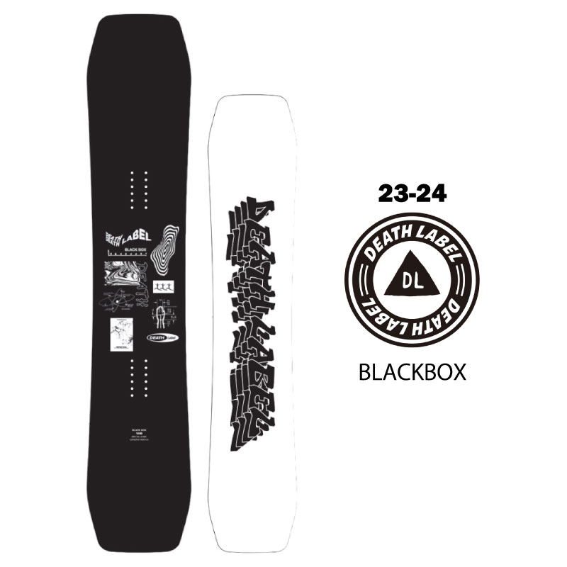 DEATH LABEL デスレーベル BLACKBOX 23-24 スノーボード 板 メンズ キャンバー ツイン パーク ジブ グラトリ 151cm