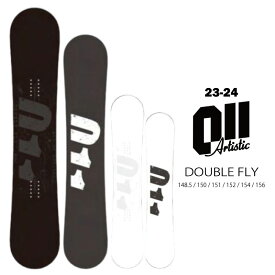 【22%OFF】011Artistic 011 ゼロワンワンアーティスティック DOUBLE FLY 23-24 メンズ スノーボード 板 キャンバー ツイン グラトリ