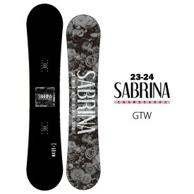 【30％OFF】SABRINA サブリナ GTW 23-24 レディース スノーボード 板 ダブルキャンバー グラトリ
