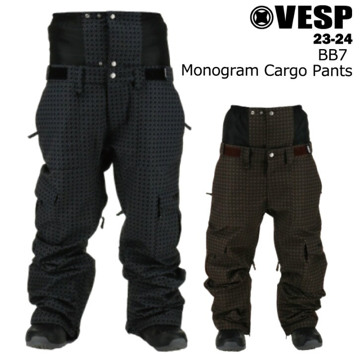 楽天市場】【32％OFF】VESP ベスプ BB7 Monogram Cargo Pants 23-24 