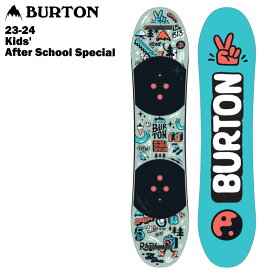 【22％OFF】BURTON バートン Kids' After School Special 23-24 キッズ ジュニア スノーボード 板 フラット ツイン オールマウンテン 2点セット バインディングセット ビンディングセット