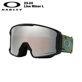 【20%OFF】OAKLEY オークリー Line Miner L - Camo / Prizm Snow Black Iridium 23-24 スキー スノーボード ゴーグル 眼鏡対応 LARGE FIT ラージフィット 平面レンズ OO7070-F5