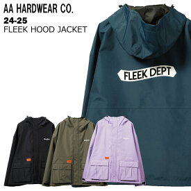 【10％OFF】AA ダブルエー FLEEK HOOD JACKET 24-25 メンズ レディース ユニセックス スキー スノーボード ウエア ジャケット