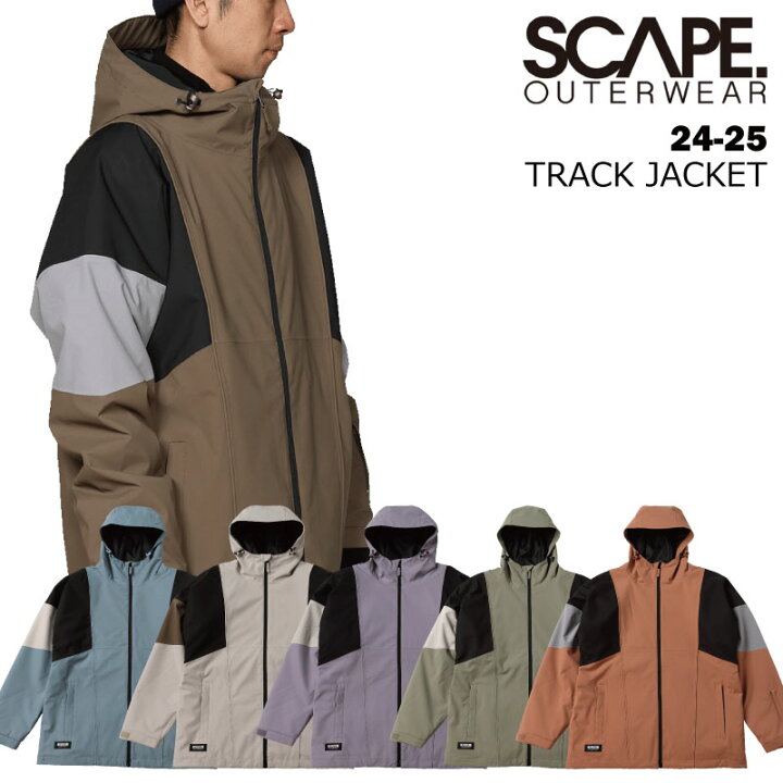 楽天市場】【10%OFF】SCAPE エスケープ TRACK JACKET 24-25 メンズ  