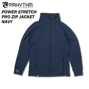 y30%OFFzP.RHYTHM vY POWER STRETCH PRO ZIP JACKET - NAVY Xm[{[h XL[ EFA WPbg Ci[ ~bhC[ WbvAbv