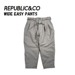 REPUBLIC&CO pubN WIDE EASY PANTS 25-26 Y fB[X jZbNX XL[ Xm[{[h EGA WPbg ^E[X AEghA