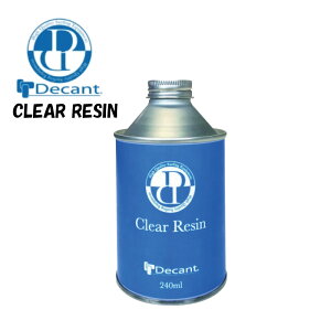 DECANT fJg fLg CLEAR RESIN NAW yA C |E^{[hp