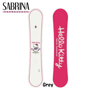 �y12%OFF�zSABRINA �T�u���i HELLO KITTY LTD Grey/Pink�@���f�B�[�X �X�m�[�{�[�h �� �L�����o�[ �O���g��