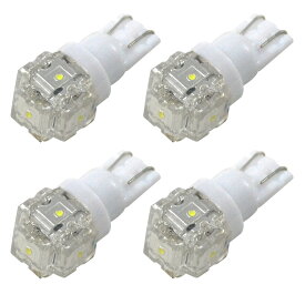 NCP/SCP10系 プラッツ前期 [H11.8〜H14.7] RIDE LED T10 ポジション球&ナンバー灯 4個 ホワイト