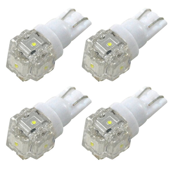 M300/310系 ブーンX4 [H18.3～H2112] RIDE LED T10 ポジション球&ナンバー灯 4個 ホワイト