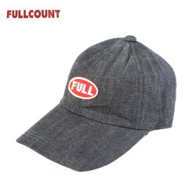 フルカウント 6770 6パネル デニム ベースボールキャップ エンブレム 10OZ 6PANEL DENIM BASEPALL CAP FULLCOUNT Emblem