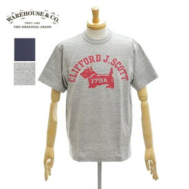 ウエアハウス Lot.4601 「CLIFFORD J.SCOTT」Tシャツ クルーネック 半袖 ノンウォッシュ メンズ WAREHOUSE