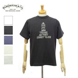 花井祐介×ウエアハウス Lot.4601 「THINGS AS THEY OUGHT TO BE」Tシャツ クルーネック 半袖 ノンウォッシュ メンズ Yusuke Hanai×WAREHOUSE