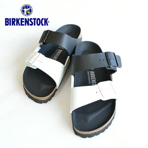 ビルケンシュトック アリゾナスプリット 1019712 1019703 サンダル ブラック×ホワイト ビルコフロー レディース メンズ BIRKENSTOCK ArizonaSplit Black×White