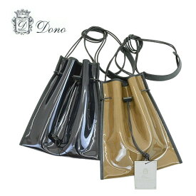 ドーノ SFC00095DN PVCフラットポシェット 鞄 ショルダーバッグ スウェード 豚革 Dono