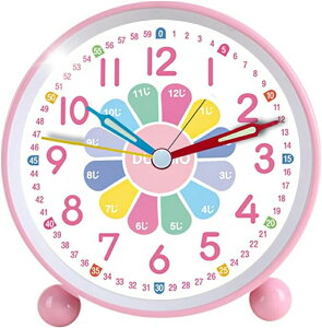 子供 時計 目覚まし時計 子供 置き時計 知育目覚まし時計 アナログ 時計 おしゃれ アラーム 卓上時計 知育時計 こども 学生 寝室 かわいい 男の子 女の子 子ども 時計 北欧 シンプル 静音 置